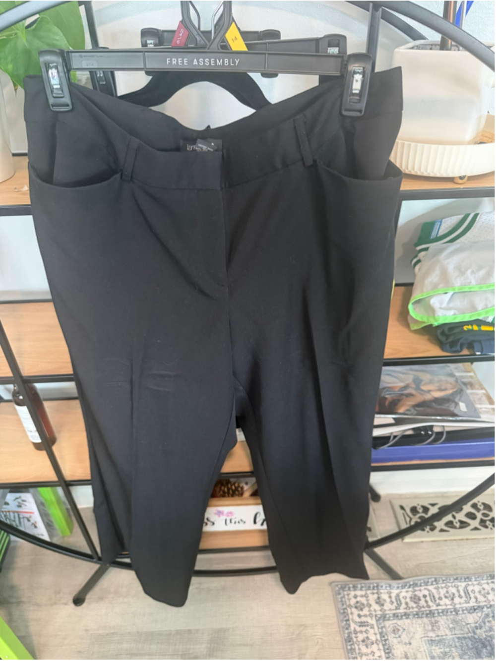 Women's Lane Bryant Black Petite Trousers 18P